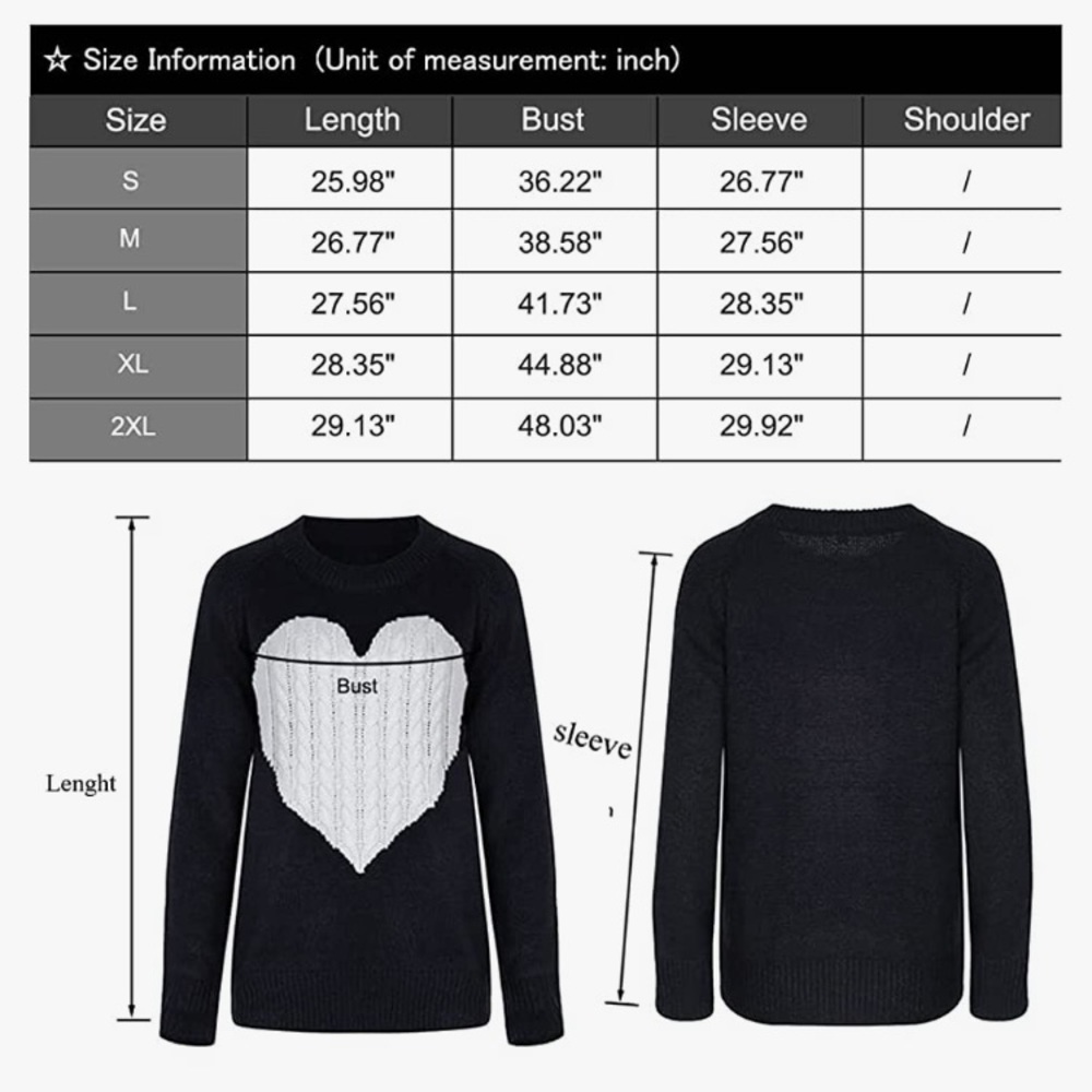 Heart sweater - Picture 5 of 12